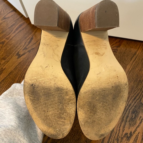 Steve Madden Nello Open Toe Bootie- Black Leather sz 6 - Picture 7 of 7